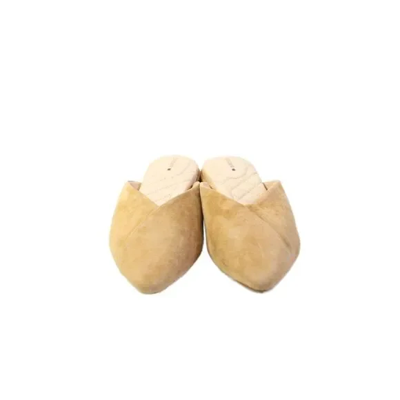 Birdies Womens Suede Pointed Toe Slide On Mule Flats Brown Size 7.5 - Picture 2 of 10